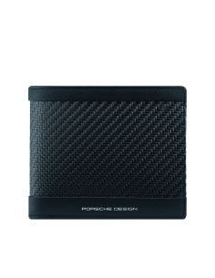 Portefeuille 4 cartes avec monnaie Porsche Design Carbon Noir, référence OCA09903.001