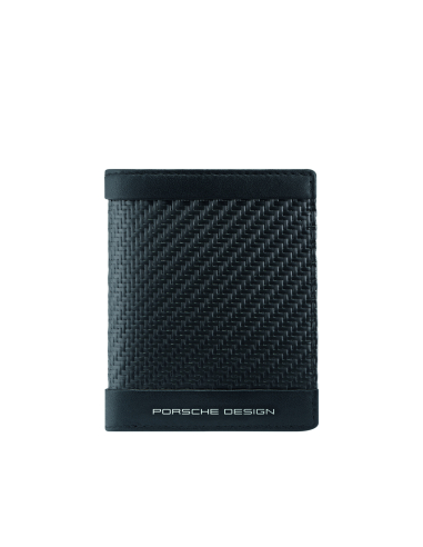 Petit portefeuille 6 cartes Porsche Design Carbon Noir, référence OCA09911.001