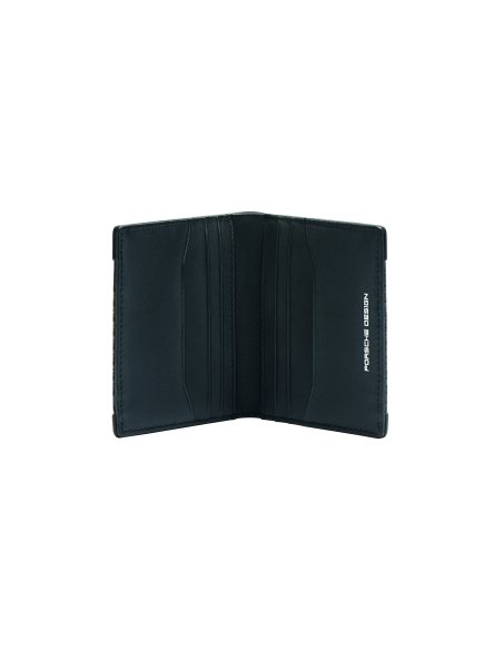Portefeuille Porsche Design Carbon Noir, intérieur ouvert