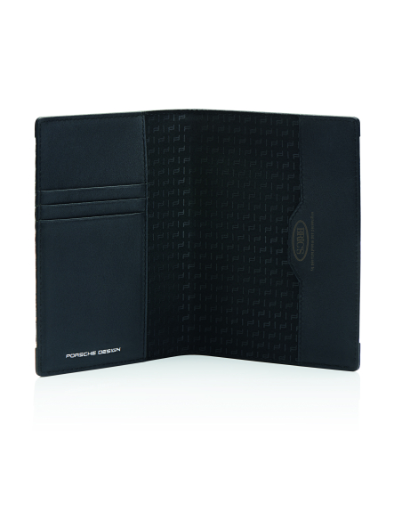 Porte-passeport Porsche Design Carbon Noir, intérieur du porte-passeport