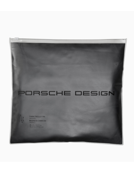 Housse de valise S Porsche Design Roadster Noir, housse pliée dans sa pochette