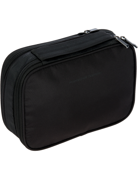 Organisateur S Porsche Design Roadster Nylon Noir, vue de trois quarts avant