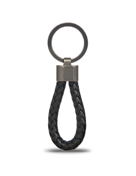 Porte-clés Porsche Design Leather Cord Noir, dos
