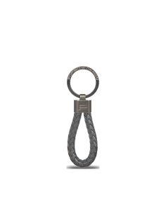 Porte-clés Porsche Design Leather Cord Anthracite, référence OKY28807.004