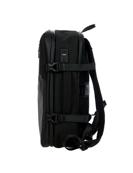 Sac à dos extensible Porsche Design Urban Eco Noir, profil et sangles