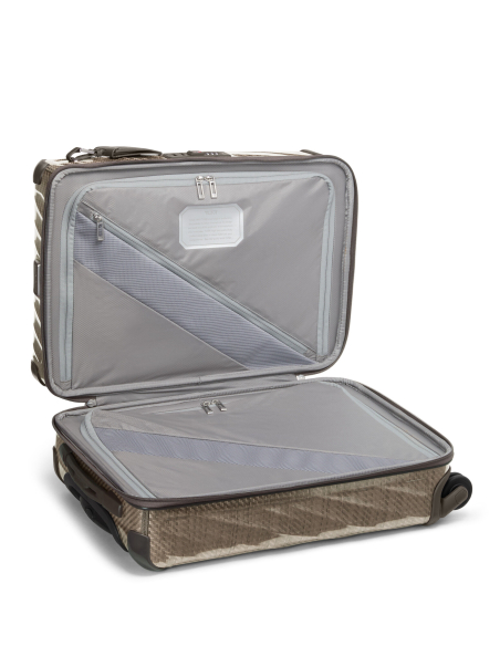 Valise cabine 55 cm TUMI 19 Degree Lite Titanium, intérieur avec poches et séparations zippées