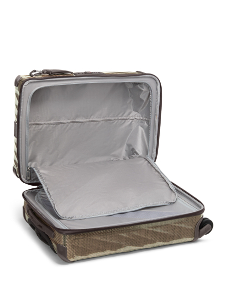 Valise cabine 55 cm TUMI 19 Degree Lite Titanium, intérieur vide avec séparations rabattues