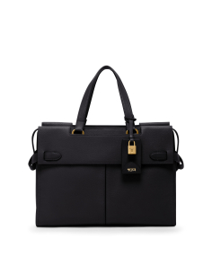 Sac cabas Medium en cuir TUMI Agent Black, référence 156532-1041