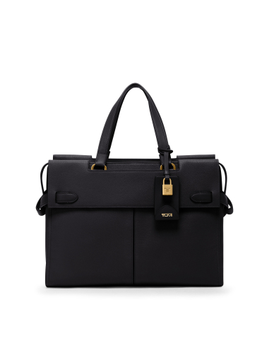 Sac cabas Medium en cuir TUMI Agent Black, référence 156532-1041