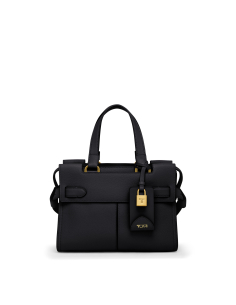 Petit sac cabas en cuir TUMI Agent Black, référence 156531-1041
