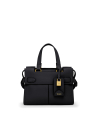 Petit sac cabas en cuir TUMI Agent Black, référence 156531-1041