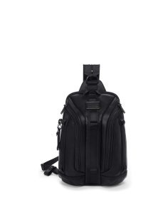 Sac convertible en cuir TUMI Alpha Bravo Knight Black, référence 156499-1041