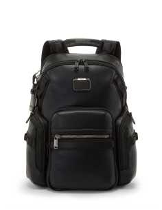 Sac à dos en cuir TUMI Alpha Bravo Navigation Black, référence 142497-1041