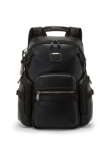 Sac à dos en cuir TUMI Alpha Bravo Navigation Black, référence 142497-1041