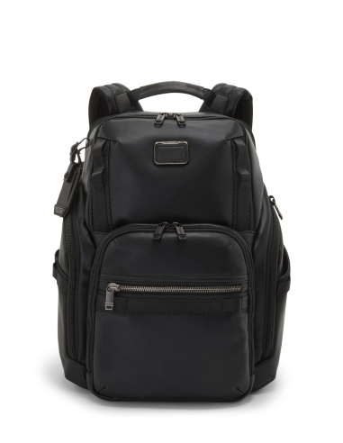 Sac à dos en cuir TUMI Alpha Bravo Search Black, référence 147053-1041