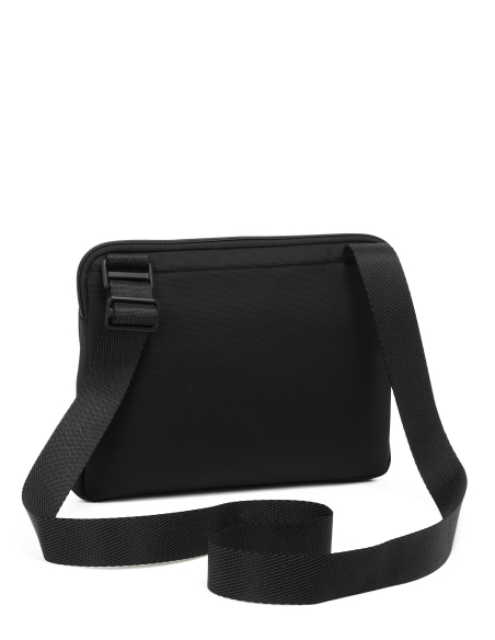 Sac bandoulière TUMI Alpha Bravo Service Black, vue arrière avec bandoulière