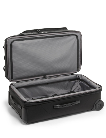 Sac de voyage extensible 2 roues 71cm TUMI Alpha Bravo Black, ouverture en deux parties avec séparateur