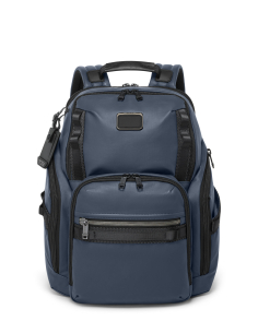 Sac à dos toile enduite TUMI Alpha Bravo Search Navy Coated Canvas, référence 156503-A758