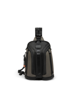 Sac convertible nylon embossé TUMI Alpha Bravo Knight Terra Brown, référence 161861-B181