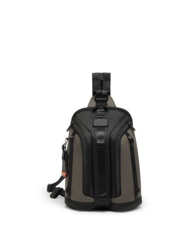 Sac convertible nylon embossé TUMI Alpha Bravo Knight Terra Brown, référence 161861-B181