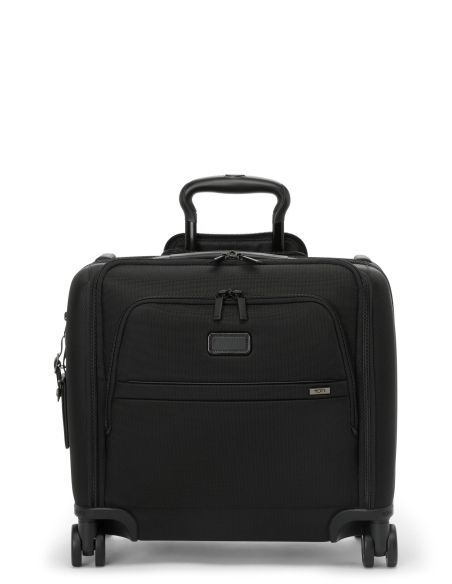 Valise compacte 4 roues 40cm TUMI Alpha Black, référence 161817-1041