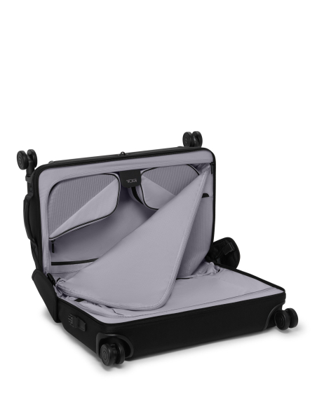 Porte-vêtements cabine 4 roues 38cm TUMI Alpha Black, intérieur ouvert et séparation relevée