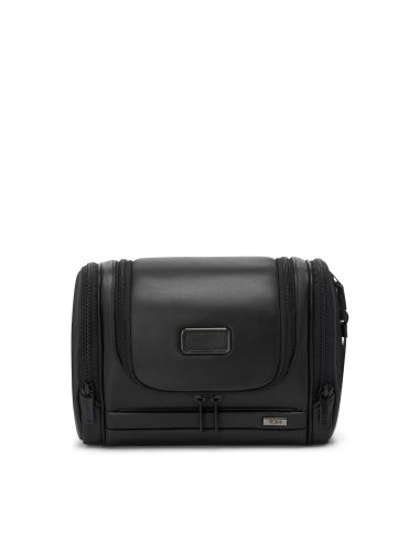 Trousse de toilette à suspendre en cuir TUMI Alpha Black, référence 161944-1041
