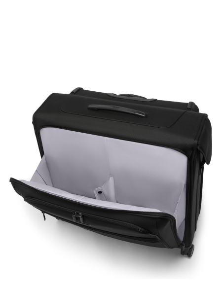 Porte-vêtements soute 4 roues 61cm TUMI Alpha Black, poche avant en U ouverte