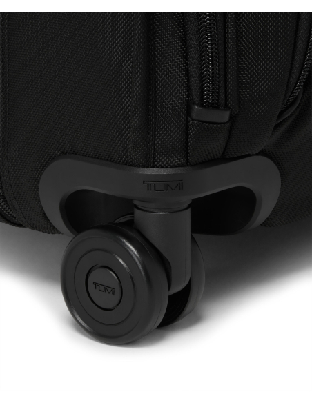 Porte-vêtements soute 4 roues 61cm TUMI Alpha Black, détail des doubles roues