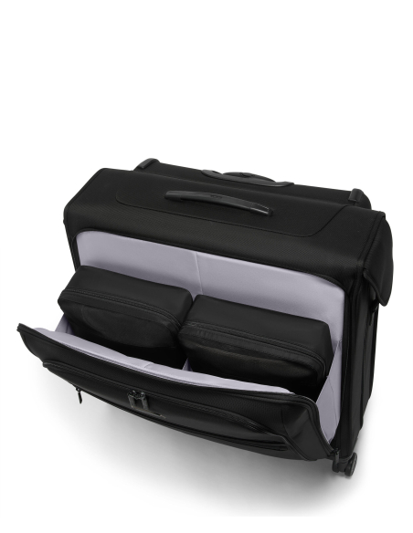 Porte-vêtements soute 4 roues 61cm TUMI Alpha Black, poche avant et pochettes amovibles