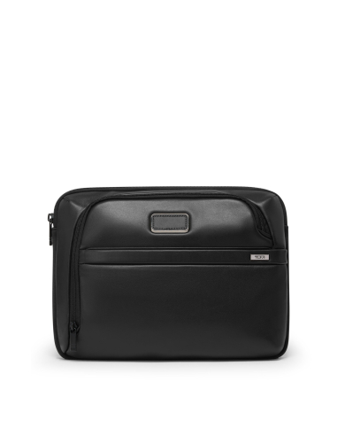 Housse ordinateur 13 pouces cuir TUMI Alpha Black, référence 161948-1041