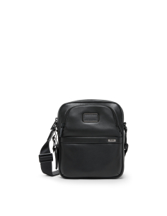 Sac bandoulière Medium cuir TUMI Alpha Black, référence 158975-1041