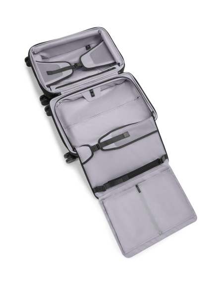 Valise cabine extensible Business 55cm TUMI Alpha Black, rangement costume déployé