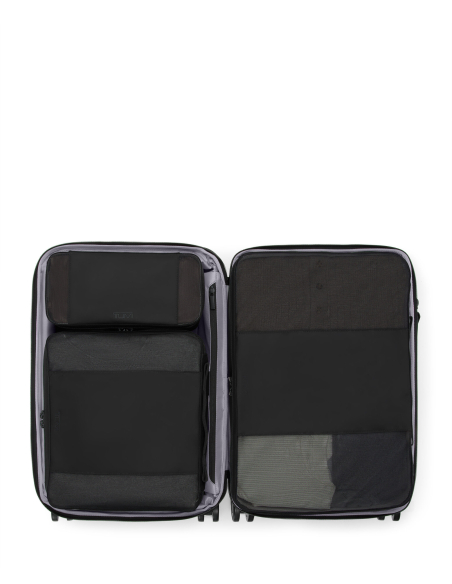 Valise cabine extensible Business 55cm TUMI Alpha Black, ouverture principale à plat