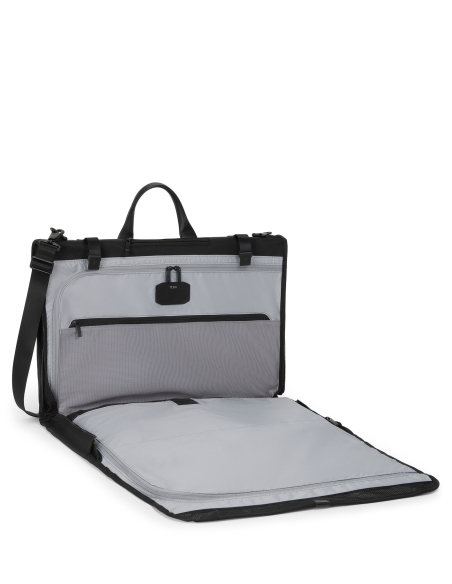 Housse porte-vêtements pliable TUMI Alpha Black, séparation intérieure fermée