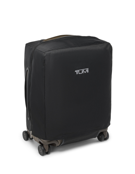 Valise cabine Large extensible 55cm TUMI Arrivé Taupe, valise recouverte de sa housse