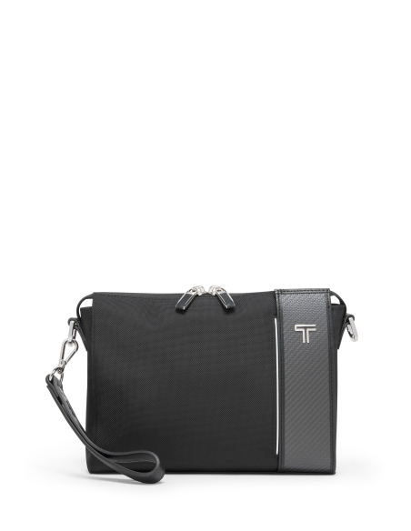 Pochette Ronan TUMI Arrivé Black, pochette avec dragonne