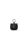 Bijou de sac TUMI Belden pour écouteurs en cuir Black/Gunmetal, référence 156533-T522