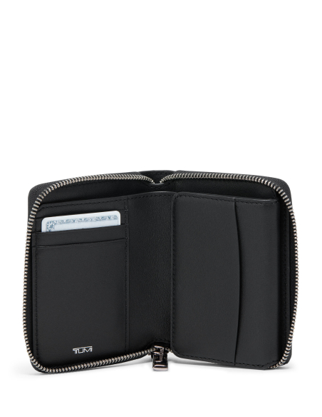 Portefeuille Belden Black/Gunmetal, ouvert avec rangements pour cartes