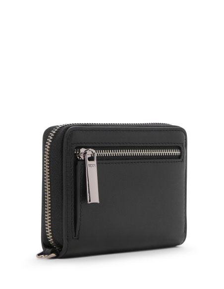 Portefeuille Belden Black/Gunmetal, vue arrière avec poche zippée