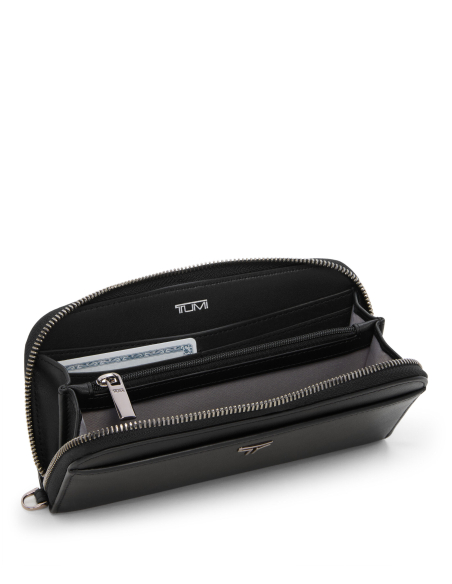 Continental Belden Black/Gunmetal ouvert : cartes et poche zippée centrale