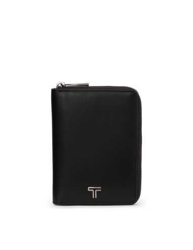 Protège-passeport TUMI Belden en cuir Black/Gunmetal, référence 156544-T522