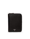 Protège-passeport TUMI Belden en cuir Black/Gunmetal, référence 156544-T522