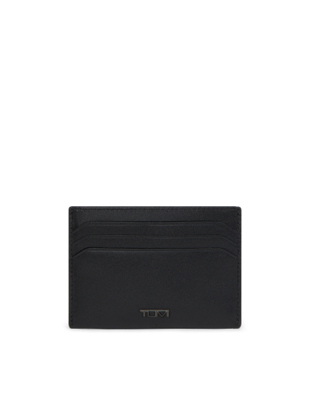 Porte-cartes Slim 6 cartes TUMI Nassau Black Smooth, référence 159152-T060