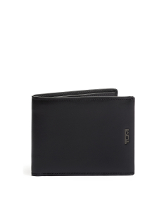 Portefeuille TUMI Nassau avec porte-monnaie en cuir Black Smooth, référence 130404-T060