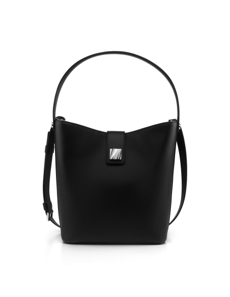 Sac seau Medium en cuir TUMI Olas Black, référence 162002-1041