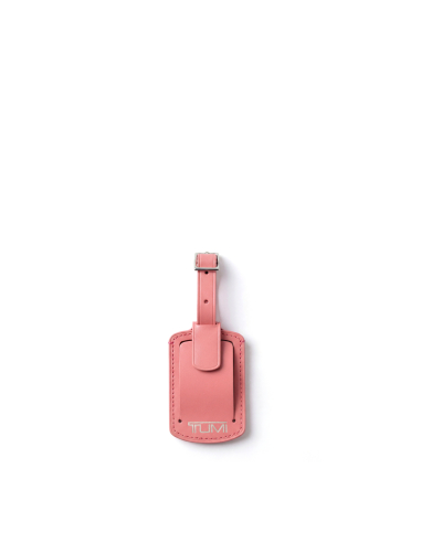 Étiquette à bagage TUMI Accents en cuir taille B Rose, référence 159008-1751