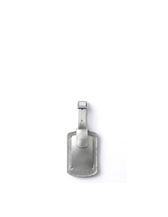 Étiquette à bagage TUMI Accents en cuir taille B Silver, référence 159008-1776