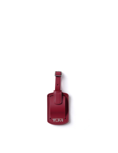 Étiquette à bagage TUMI Accents en cuir taille B Oxblood, référence 159008-B124