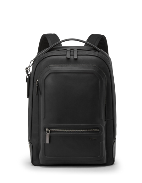 Sac à dos TUMI Harrison Bradner cuir Black Bombe, référence 154127-A608